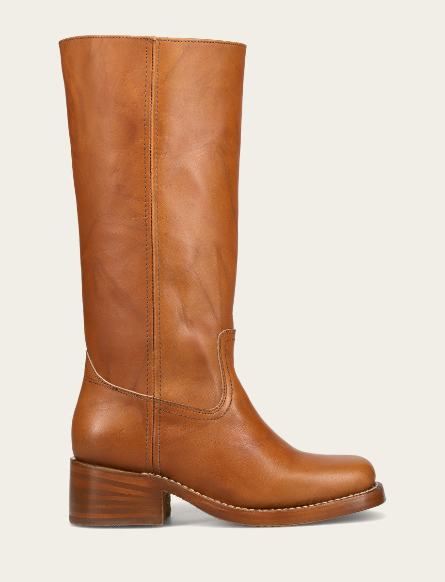 Frye Women's Saddle Campus 14L Boots Saddle