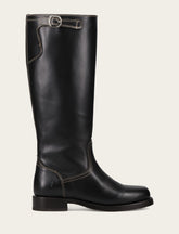 Frye Women's Black Campus Low Heel Tall Riding Boot Black