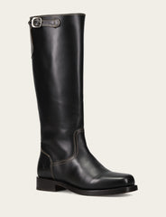 Frye Women's Black Campus Low Heel Tall Riding Boot Black