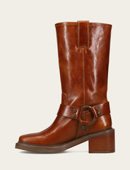 Frye Women’s Amber Knee-High Kate Harness Boot Amber