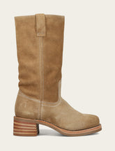 Frye Women's Tan Buck Campus 12R Boots Tan Buck