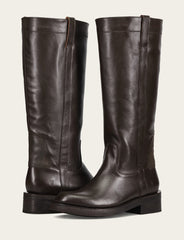 Frye Women's Dark Brown Viv Riding Boot Dark Brown
