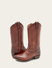 Frye Women's Cognac Billy Pull On Boots Cognac