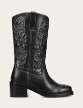 Frye Women's Black Kate Deco Stitch Boot Black