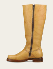 Frye Women's Banana Campus Low Heel Tall Riding Wide Calf Boot Banana