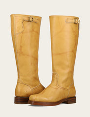Frye Women's Banana Campus Low Heel Tall Riding Wide Calf Boot Banana