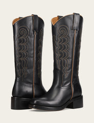 Frye Women's Black Campus Deco Stitch Boot Black