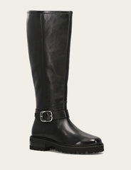 Frye Women's Black Olivia Buckle Tall Boot Black