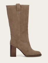 Frye Women's Dark Taupe Alex Slouchy Mid Boot Dark Taupe