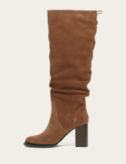 Frye Bark Alex Softy Tall Wide Calf Boot Bark