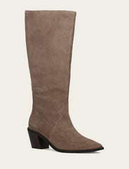 Frye Women's Dark Taupe Sara Slouchy Boot Dark Taupe