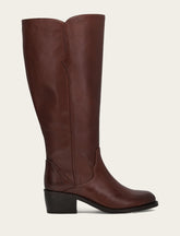 Frye Women's Saddle Carson 2 Piping Tall Wide Calf Boot Saddle