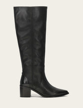 Frye Women's Black Sadie Softy Tall Wide Calf Boot Black