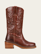 Frye Auburn Kate Deco Stitch Boot Auburn