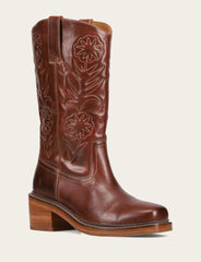 Frye Auburn Kate Deco Stitch Boot Auburn