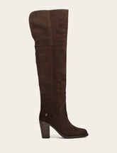 Frye Women's Dark Brown Corinne Over The Knee Boot Dark Brown