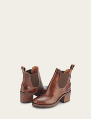 Frye Women's Cognac Sabrina Chelsea Boots Cognac