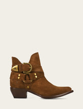 Frye Women's Bark Sacha Multi Strap Booties Bark