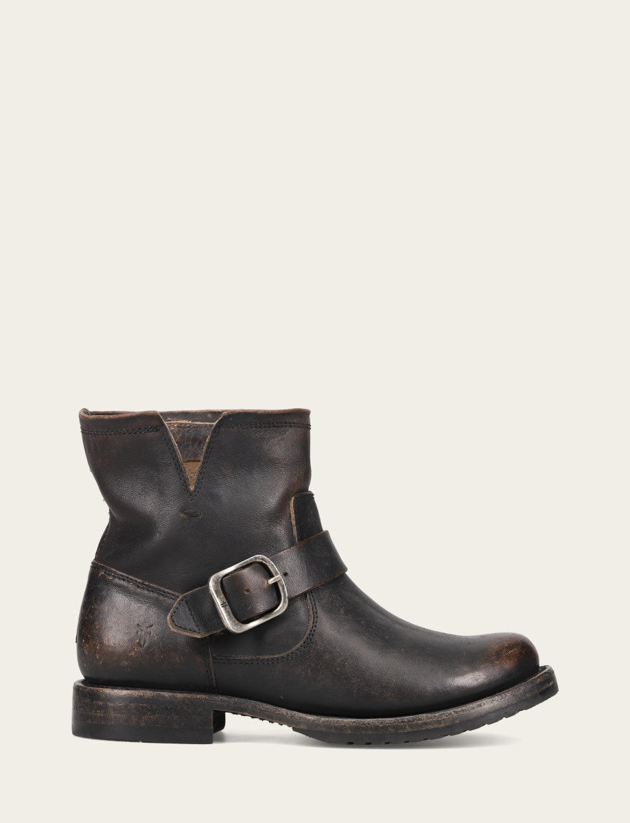 Frye Women's Antique Black Veronica Flex Booties Antique Black