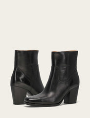 Frye Women's Black Shiloh Zip Booties Black