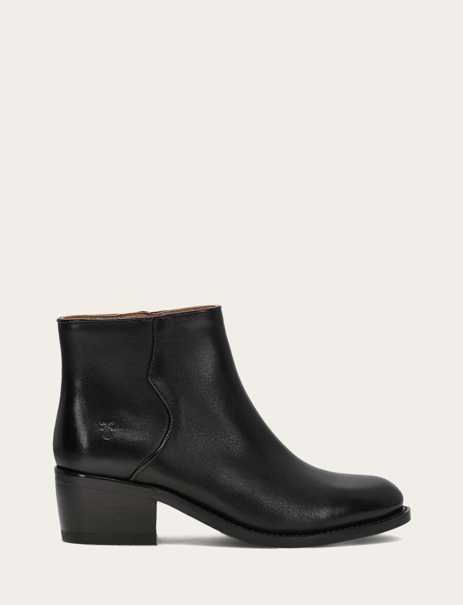 Frye Women's Black Carson 2 Piping Booties Black