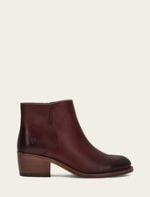 Frye Women's Merlot Carson 2 Piping Booties Merlot