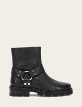 Frye Women's Black Olivia Harness Short Booties Black