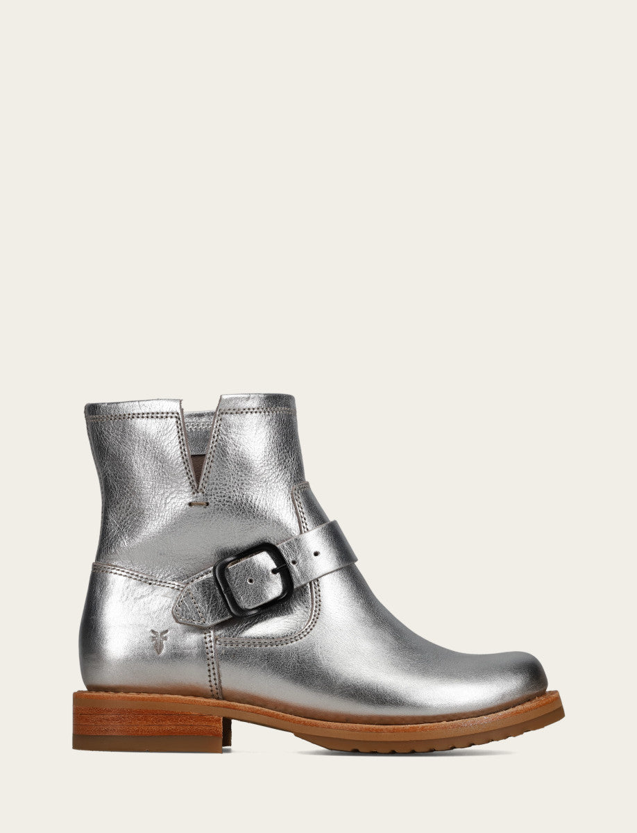 Frye Women's Silver Veronica Flex Booties Silver