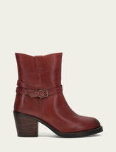 Frye Women's Cranberry Rylee Belted Inside Zip Boot Cranberry