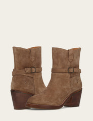 Frye Women's Mushroom Rylee Belted Inside Zip Boot Mushroom