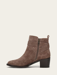 Frye Women's Taupe Piper Booties Taupe