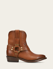 Frye Women's Saddle Billy Short Harness Booties Saddle