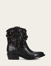 Frye Women's Black Billy Flower Boot Black