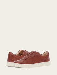 Frye Women's Cognac Ivy Low Lace Sneakers Cognac