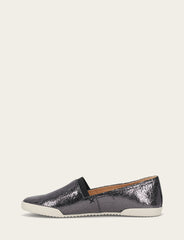 Frye Women's Pewter Mirror Melanie Slip On Sneakers Pewter Mirror
