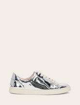 Frye Women's Silver Ivy Low Lace Slip On Sneakers Silver