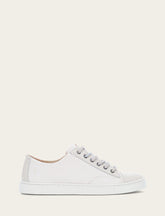 Frye Women's Ivory Ivy Canvas Low Lace Sneakers Ivory