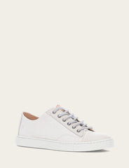 Frye Women's Ivory Ivy Canvas Low Lace Sneakers Ivory