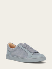 Frye Women's Steel Blue Ivy Court Low Lace Sneakers Steel Blue