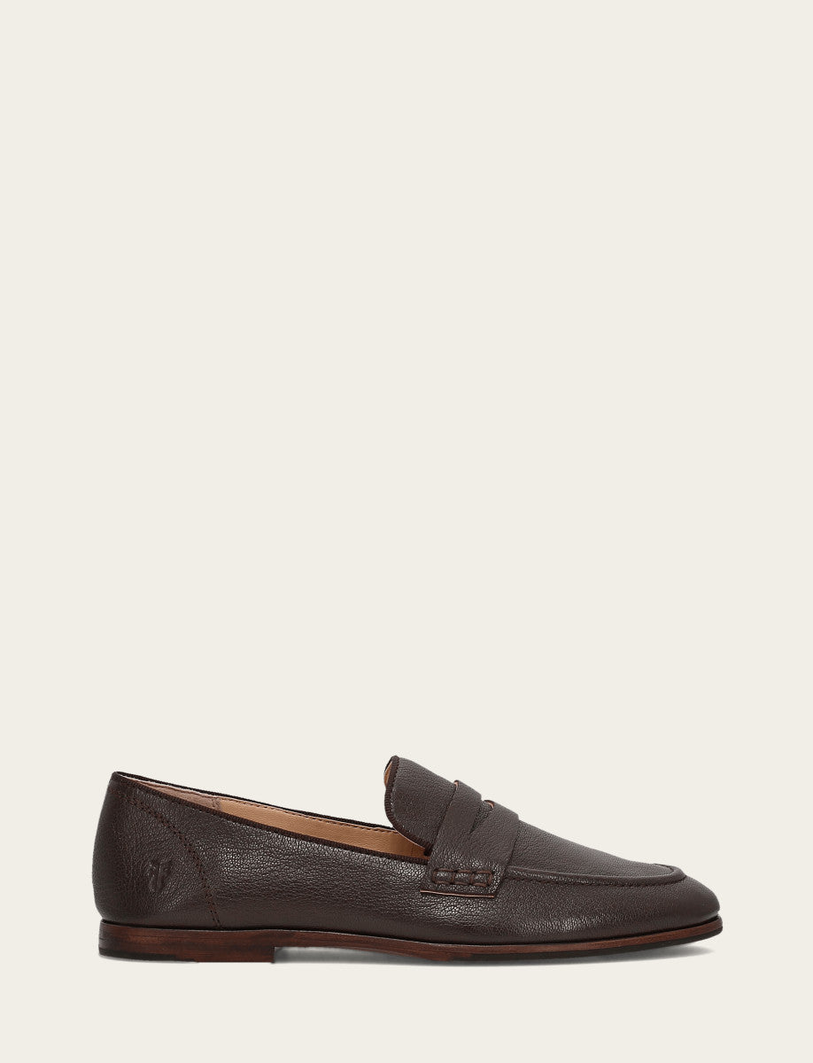 Frye Women's Dark Brown Faith Loafer Dark Brown