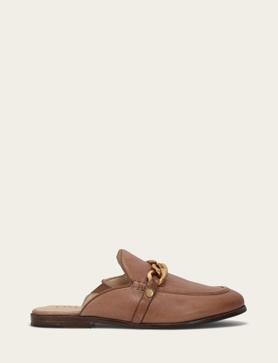Frye Faith Chain Mule Dune