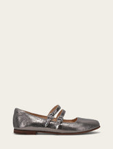 Frye Carson Multi Mary Jane Gunmetal