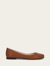 Frye Women's Cognac Carson Ballet Flats Cognac
