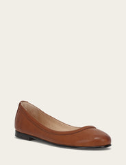 Frye Women's Cognac Carson Ballet Flats Cognac