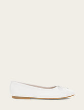 Frye Women's White Emma Ballet Flats White