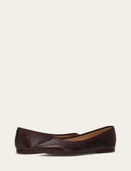 Frye Women's Cherry Lacquer Heather Ballet Shoe Cherry Lacquer