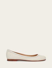 Frye Women's White Carson Ballet Flats White