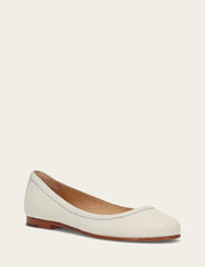 Frye Women's White Carson Ballet Flats White