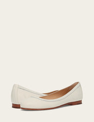 Frye Women's White Carson Ballet Flats White
