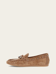 Frye Women's Almond Naya Stud Moc Loafers Almond